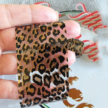 1pc Nail Art Transfer Foil 4*100cm Leopard Sexy design Nail Wrap Decal 3D Decoration Tips Manicure 2024 - buy cheap