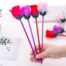 4pcs Creative Cartoon Ballpoint Pens Cute Fashion Rose Office School Writing Pens Valentine's Day Gift Stationery Supplies 2024 - buy cheap