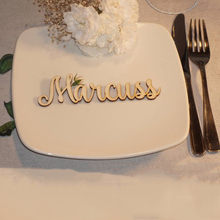 Laser Cut Names Place Setting wedding Signs Dinner Party Place Card Wedding Escort Card Modern Calligraphy Party Decoration 2024 - buy cheap