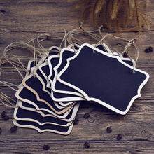 5PCS Mini Chalkboard Place Cards Hanging Blackboard Double Sided Chalkboard Wedding Party Table Number Place Tag Rectangular 2024 - buy cheap