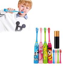 Cute Cartoon Soft Children Electric Toothbrush Oral Ultrasonic Cleaning 1 x AA Battery(Not Include) Tool Head 2024 - buy cheap