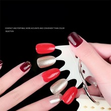 Nail Crown Color Card plastic Plate Practice Nail Color Swatches False Nail Contrast Color Plate Nails Crafts Decor Tools 2024 - buy cheap