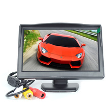 New 5 Inch TFT LCD Car Monitor Car Rearview Monitor for Security Backup Parking 2024 - купить недорого