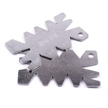 5Pcs High Quality Stainless Steel Machining Threads Screw Cutting Gauge 49x27x1.2mm Angle Arc Model DIY Work Angles Measure Tool 2024 - buy cheap
