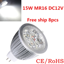 Светодиодная лампа MR16Dimmable, 8 шт./лот, Par20, 5X3W, 15 Вт, 85-265 в, энергосберегающая, бесплатная доставка 2024 - купить недорого