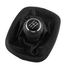 Drop-shipping 5 Speed Gear Shift Knob with cover Gear Shifter Gaitor Boot Leather For VW PASSAT B5 For Volkswagen 2024 - buy cheap