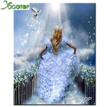 YOGOTOP diy 5d diamond embroidery sale fantasy girl picture diamond painting mosaic full square/round drill wall decor YY1155 2024 - buy cheap