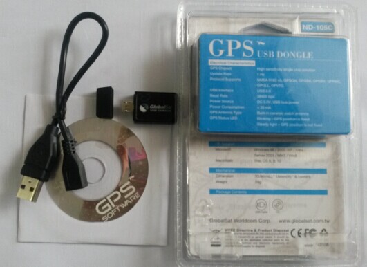 globalsat nd-105c micro usb gps receiver