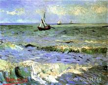 Vincent Van Gogh paintings of Seascape at Saintes Maries impressionism art High quality Hand painted 2024 - buy cheap