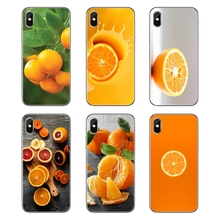 Silicone Cover Bag Benefits Fresh Citrus Orange Fruit Pattern For Samsung Galaxy A5 A6 A7 A8 A9 J4 J5 J7 J8 2017 2018 Plus Prime 2024 - buy cheap