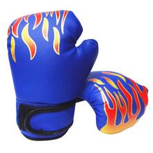 Новый пламенный принт для взрослых бокс Муай Тай тренировочный мешок с песком боевые перчатки для рук 2024 - купить недорого