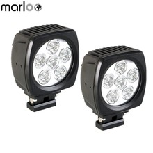 Marloo 2 uds 5,5 pulgadas 60W 6Leds 10W luz de trabajo Led de conducción de parachoques luz para Jeep Off Road 4x4 Tractor camión ATV motocicleta 2024 - compra barato