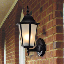 Lámpara de pared LED europea para exteriores, luz impermeable para jardín, luces de pared contraídas rurales, decoración de vidrio de hierro antiguo, iluminación Vintage 2024 - compra barato