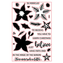 Ponconjunto de selos em silicone transparente, selos decorativos para scrapbooking/álbum de fotos, 4x6 polegadas 2024 - compre barato