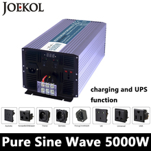 5000W Pure Sine Wave Inverter,DC 12V/24V/48V To AC110V/220V,off grid UPS solar inverter,voltage converter with charger and UPS 2024 - buy cheap