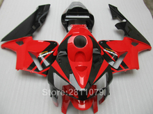 Kit de carenado de plástico ABS moldeado por inyección para Honda CBR600RR 05 06 juego de carenados rojo y negro CBR600RR 2005 2006 HN21 2024 - compra barato