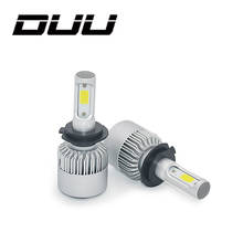 DUU Car Headlights Bulbs H7 H4 LED H8 H11 HB3 9005 HB4 9006 H1 H3 9012 H13 9007 S2 Auto Headlamp Fog Light COB Chip 12-24V 60W 2024 - buy cheap