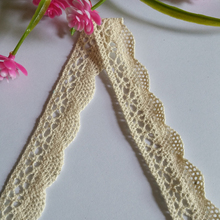 22mm 15 Yards/lot beige cream cotton lace trims border lace Diy handmade patchwork crafts sewing material accessories NO576 2024 - buy cheap