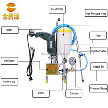 The chemical foam agent grout injection pump for concrete crack repair 2024 - buy cheap