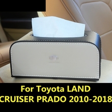 decoration Interior Supplies dedicated Car Paper Paper towel box Interior decoration For Toyota LAND CRUISER PRADO 2010-2018 2024 - buy cheap