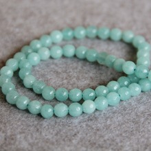 6mm Fashion Natural Light Blue Chalcedony Beads Round Shape Stone Hand Made Faceted Beads 15inch Jewelry Making Design Wholesale 2024 - buy cheap