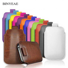 Bolsa de couro Coque Para Vertex Impressionar X/XL/Eno/Novo/No Touch 3G 4G caso Bolso Corda Guia Coldre Tampa Acessórios Telefone Caso Bag 2024 - compre barato