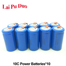 SC2200mAh SubC 1,2 V NI-CD batería recargable 15A batería de descarga de la herramienta eléctrica para Dewalt con Tab 10 piezas incluidas 2024 - compra barato