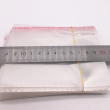 100 pces 12x10cm resealable poli saco transparente sacos de plástico auto adesivo selo jóias que faz o saco 2024 - compre barato