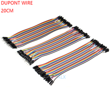 120pcs 20CM 40PIN DUPONT LINE MALE TO MALE + FEMALE TO FEMALE + MALE TO FEMALE 40p jumper wire CONNECTOR cable FOR PCB ARDUINO 2024 - buy cheap