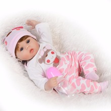 Кукла Reborn Baby, 43 см, силикон + мягкая ткань, Реалистичная, Boneca, Одежда для новорожденных, Lifelike 2024 - купить недорого