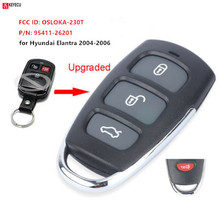 Keyecu chave remota atualizada para hyundai elantra 2004 2005 2006 id fcc: partes, número de peça: 95411-26202 2024 - compre barato