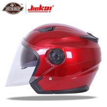 JIEKAI-Casco de motocicleta, Capacete de Motocross, de cara abierta, Retro, Vintage 2024 - compra barato