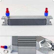 7  Row Aluminum 8-AN8 Oil Cooler for Universal Car Radiating/Cooling System + Hose end/Adapter 2024 - buy cheap