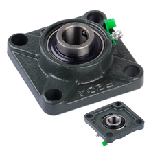 LETAOSK UCF204 20mm Housing 4 Bolt Mounted Bearing Bore Square Flange Pillow Block 2024 - buy cheap