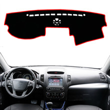 Car Dashboard Cover Mat Pad Anti-UV Sun Shade Instrument Protective Carpet Cushion Styling Accessories For Kia Sorento 2013 2014 2024 - buy cheap