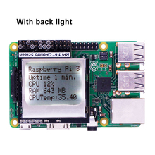 Raspberry Pi 3 CPU Info 1.6 inch 84x48 Memory Display Module with Backlight for Raspberry Pi Zero / 1/2 / 3 /3B+ 2024 - купить недорого