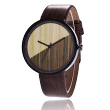 Мужские и женские винтажные круглые кварцевые наручные часы с ремешком из искусственной кожи 2024 - купить недорого