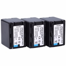 Probty 3pcs Battery VW-VBK360 VW VBK360 Camera Battery For Panasonic HC-V10 V100 V100M V500 V500M V700 V700M HDC-HS60 HS80 SD40 2024 - buy cheap