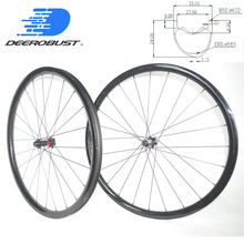 1244g 29er 33mm MTB XC Asymmetric Tubeless Mountain Bike Carbon Wheels 29mm deep 29inch Wheelset 29" 3k 12k twill 15x100 12x142 2024 - buy cheap