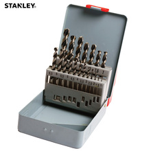 Stanley multi función 19 Uds HSS caja de hierro set de puntas de taladro en espiral kits de 1 1,5 2 2,5 3 3,5 4 4,5 5 5,5 6 6,5 7 7,5 8 8,5 9 9,5 10 mm 2024 - compra barato