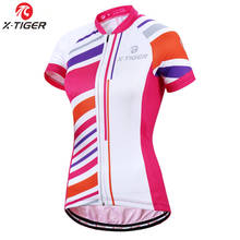 X-Tiger Pro Women Cycling Jerseys Mountain Bike Clothes Shirt 100% Polyester Bicycle Clothing Summer Cycling Clothing 2024 - buy cheap