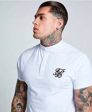 Kanye West Sik Silk T-shirts hip hop street T shirt fashion brand Cotton t shirts Men summer short sleeve T-shirts  Black  white 2024 - buy cheap