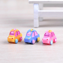 Mini cute colorful cars fairy garden miniature gnomes moss terrariums resin crafts figurines for home decoration accessories 2024 - buy cheap