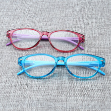Очки для чтения NX мужские и женские, модные ультралегкие пресбиопические очки для чтения с защитой от усталости, в стиле ретро, красного, синего цвета 2024 - купить недорого