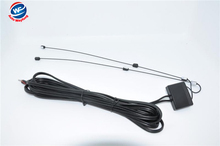 Antena analógica wf da tevê do carro da antena do carro do conector dc3.5 antena análoga da tevê do carro com amplificador de sinal incorporado 2024 - compre barato