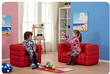 Children's sofa. Small sofa. Single. Double. Plaid sofas 2024 - buy cheap