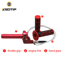 ZSDTRP Motorcycle Throttle Handle Grip Twist + Cable + Hand Grips for CG125 150cc 200cc 250cc Pitbike Dirt Bike 2024 - buy cheap