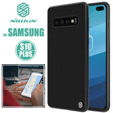 Nillkin-funda de silicona con textura de lujo para Samsung Galaxy S10 Plus, carcasa trasera de negocios para Samsung S10 Plus, Nilkin 2024 - compra barato