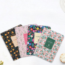 Vintage PU Leather Flora Flower Schedule Book Diary Weekly To Do Planner Notebook Escolar Papelaria Kawaii Stationery Supplies 2024 - buy cheap