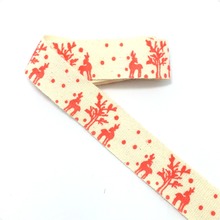 ZERZEEMOOY Wholesale 3/4"(20mmx50m) Zakka Handmade the cheapest 100% Cotton Ribbon Sewing Red small deer and snow  Lace 2024 - buy cheap